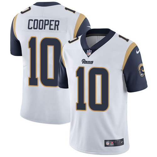 Nike Rams #10 Pharoh Cooper White Men's Stitched NFL Vapor Untouchable Limited Jersey - Click Image to Close